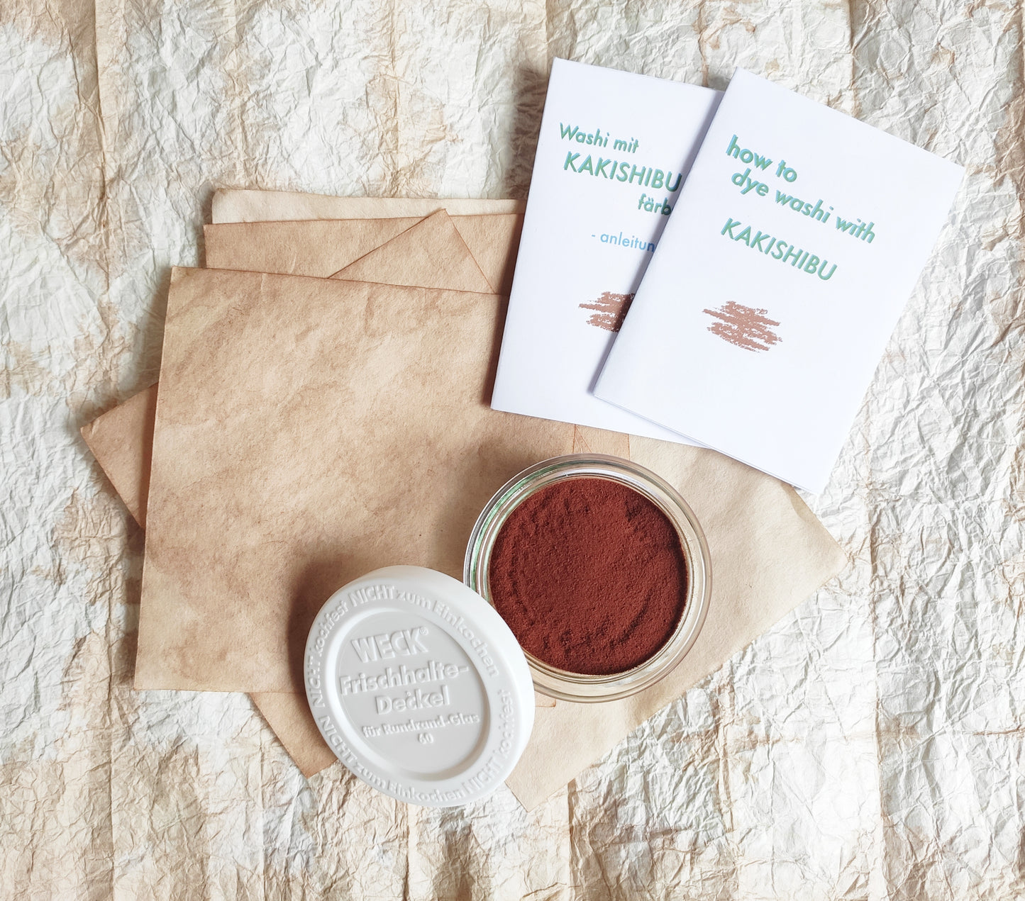 How to Dye Washi w. Kakishibu Kit / Washi mit Kakishibu Färben