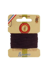 Waxed Cable Linen 10m Card