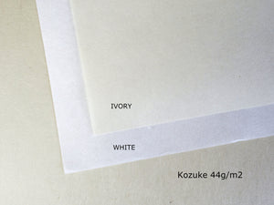 Kozuke Ivory Roll 44g/m2 *By the metre / Meterware