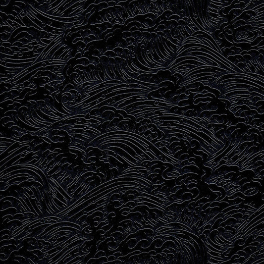 Laquered / Lackiert Yuzen 'Konami' Black