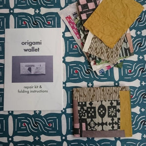 Origami Wallet Repair Kit + Folding Instructions